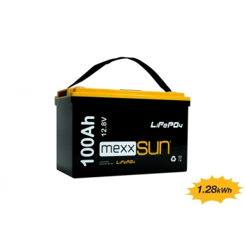 MEXXSUN Lityum Akü 12,8V 100Ah (LiFePo4) 1280Wh