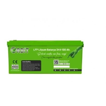ORBİT 24 V 100 Ah LiFePO4 Akü-ABS Kasa