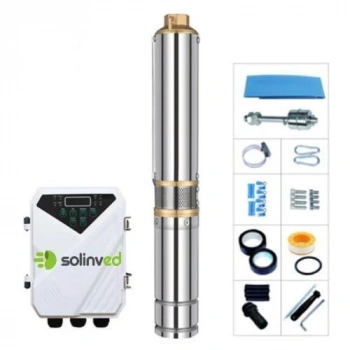 Solinved Premium DC Pompa 4 İnç 110 Volt 1100 Watt 6.5 Ton HMAX: 86 mt Outlet: 1,25