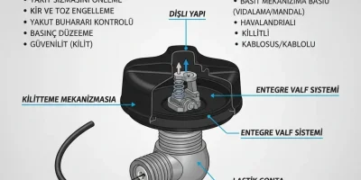 Yakıt Deposu Kapağı Nedir? Görevi, Çalışma Prensibi ve Arızaları