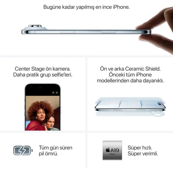 iPhone 17 Air 256 GB Akıllı Telefon