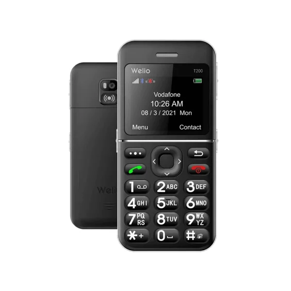 Welio Wkey T200 Tuşlu Cep Telefonu Kameralı Asker Telefonu Yaşlı Cep Telefonu (Kvk Garantili) %