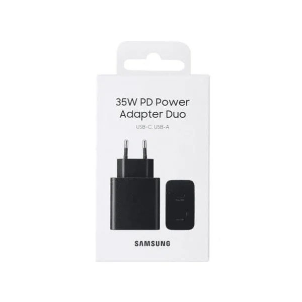 SAMSUNG TYPE-C ORJİNAL BAŞLIK SİYAH 2/1 35W-15W