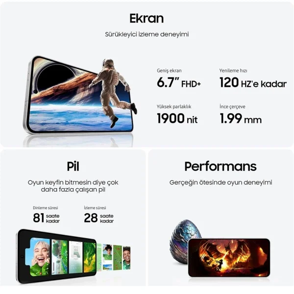 Samsung Galaxy S24FE 8 GB Ram Cep Telefonu