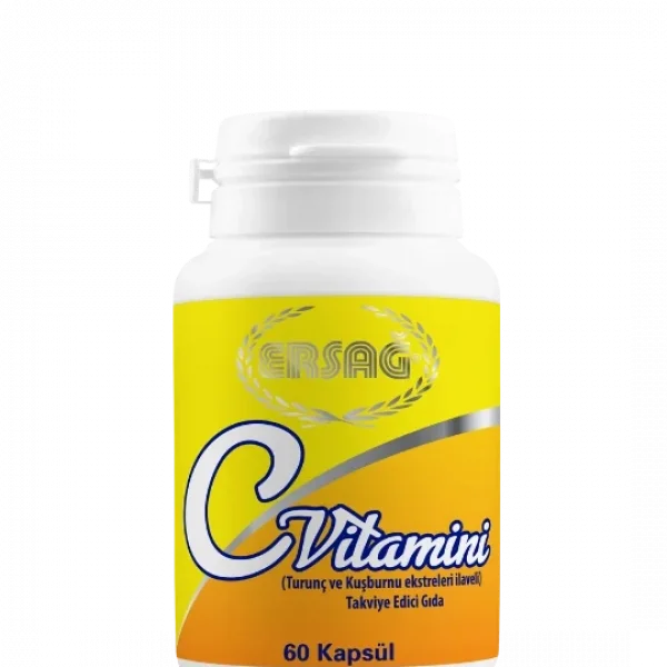 C VİTAMİNİ KAPSÜL (TURUNÇ VE KUŞBURNU EKSTRELERİ İLAVELİ)