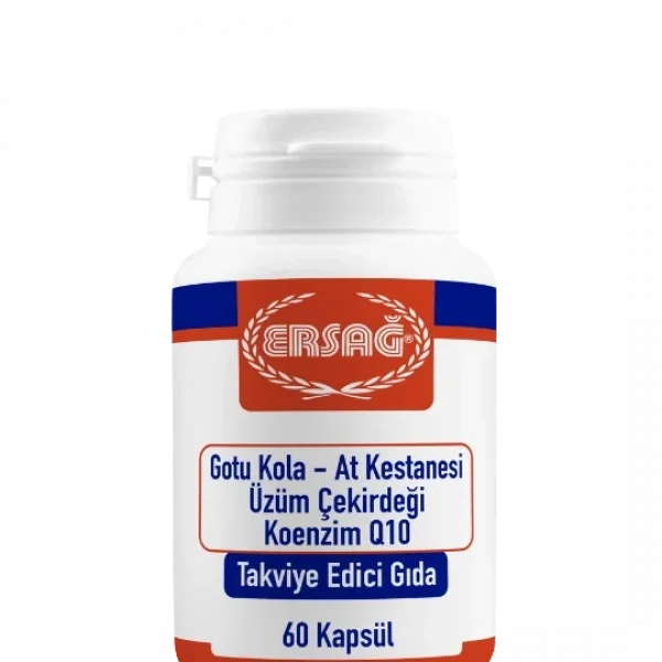 GOTU KOLA, AT KESTANESİ, ÜZÜM ÇEKİRDEĞİ, KOENZİM Q10