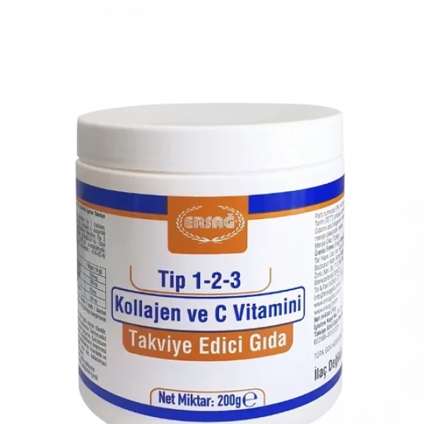 TİP 1-2-3 KOLLAJEN VE C VİTAMİNİ