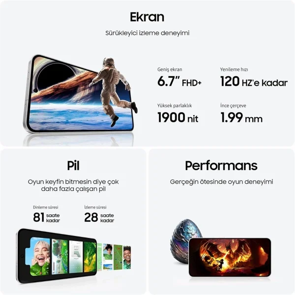Samsung Galaxy S24FE 8 GB Ram Cep Telefonu
