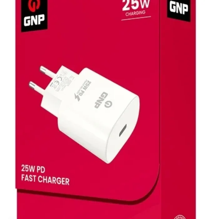 GNP 25W Transparent GAN Şarj Adaptörü ve Type-C Kablo