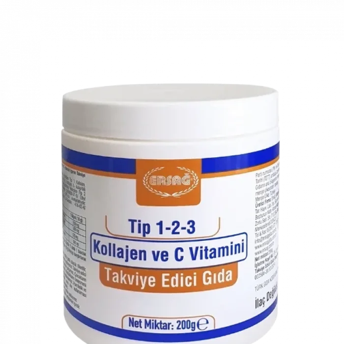 TİP 1-2-3 KOLLAJEN VE C VİTAMİNİ