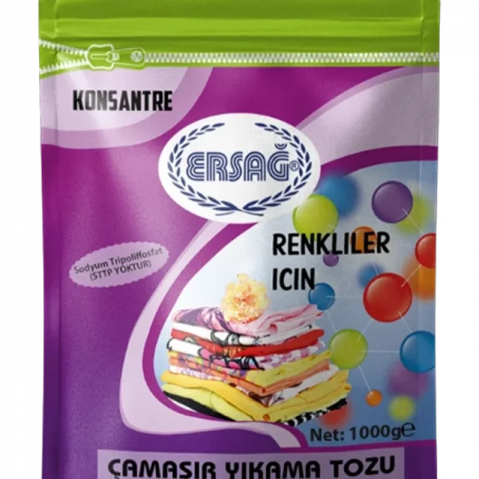 Ersağ Renkli̇ler İçi̇n Çamaşir Yikama Tozu 1000 Gr