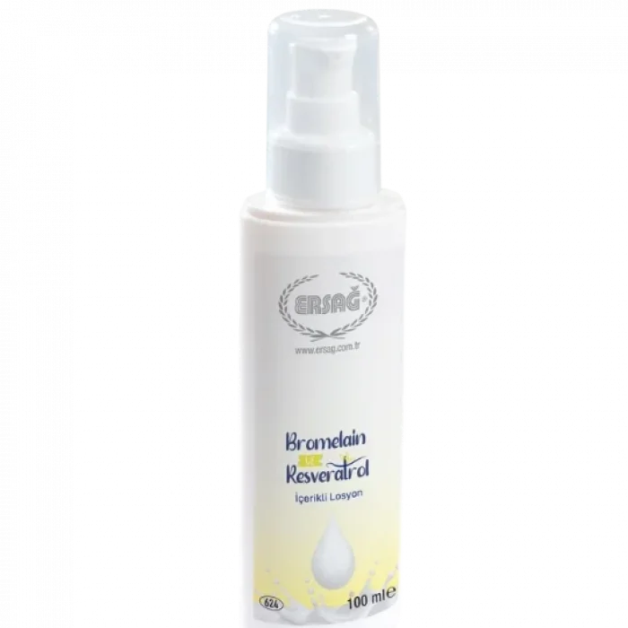 BROMELAİN VE RESVERATROL İÇERİKLİ LOSYON