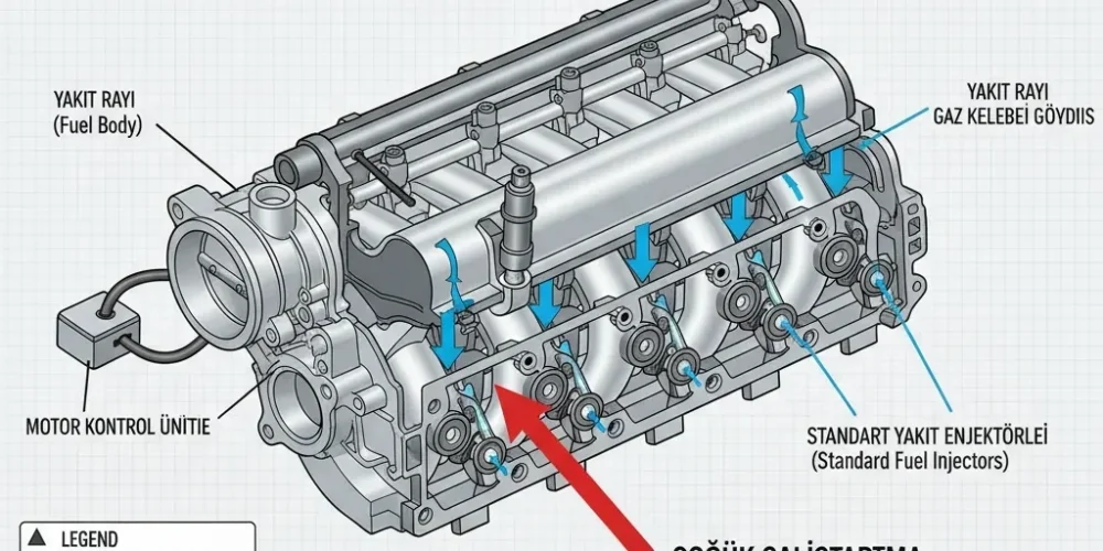 Soğuk Çalıştırma Enjektörü (Cold Start Injector) Nedir? Görevi ve Önemi