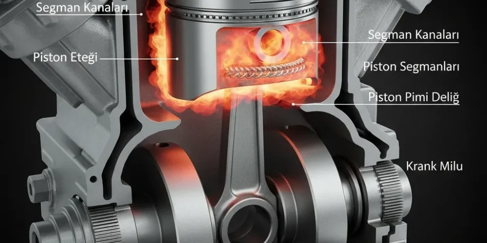 Piston Nedir? Motor İçindeki Görevi ve Önemi