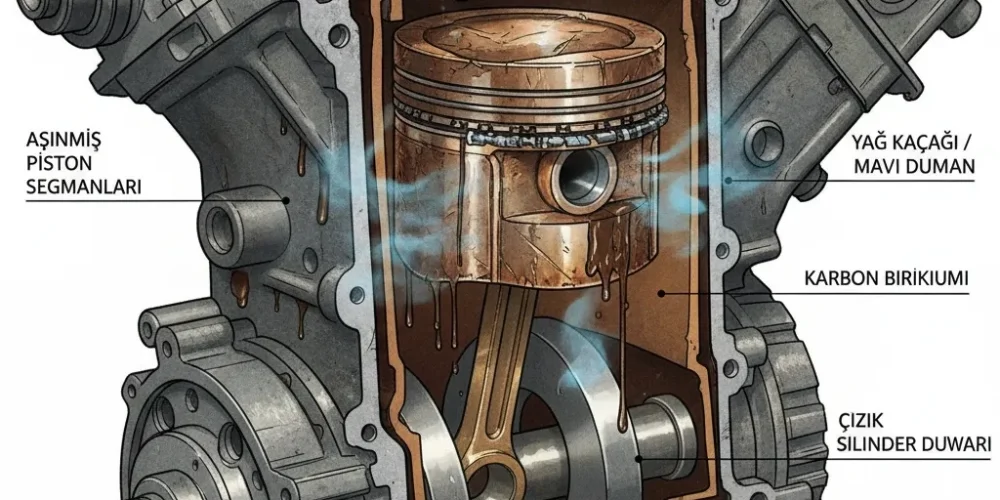 Piston Segmanlarının Aşınması Ne Anlama Gelir?