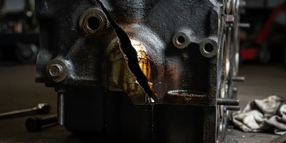 Motor Bloğu Çatlağı Neden Oluşur?