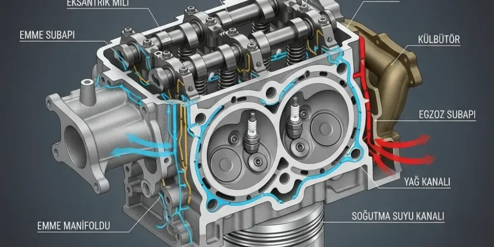 Silindir Kapağı Nedir? Motor İçindeki Görevi
