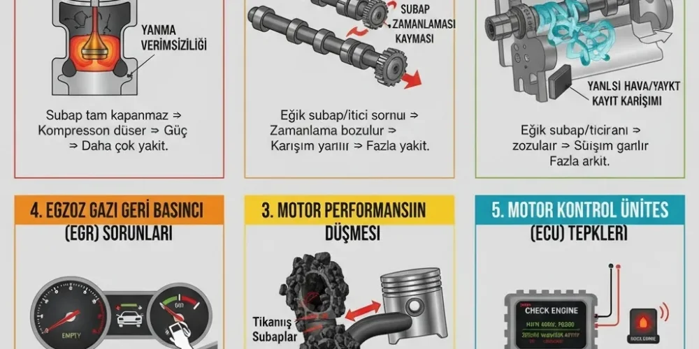 Subap Arızaları Yakıt Tüketimini Nasıl Artırır?