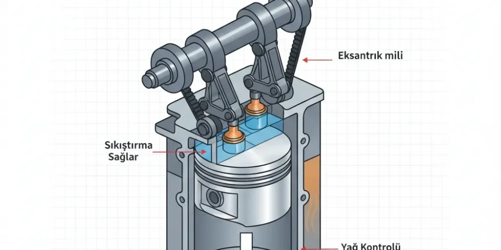 Eksantrik Mili ve Piston-Segman İlişkisi