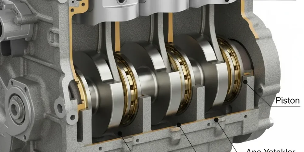 Krank Yatakları Nedir? Motor İçindeki Görevleri
