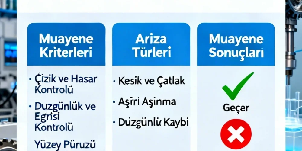 Krank Mili Arızaları Muayeneden Geçer mi?