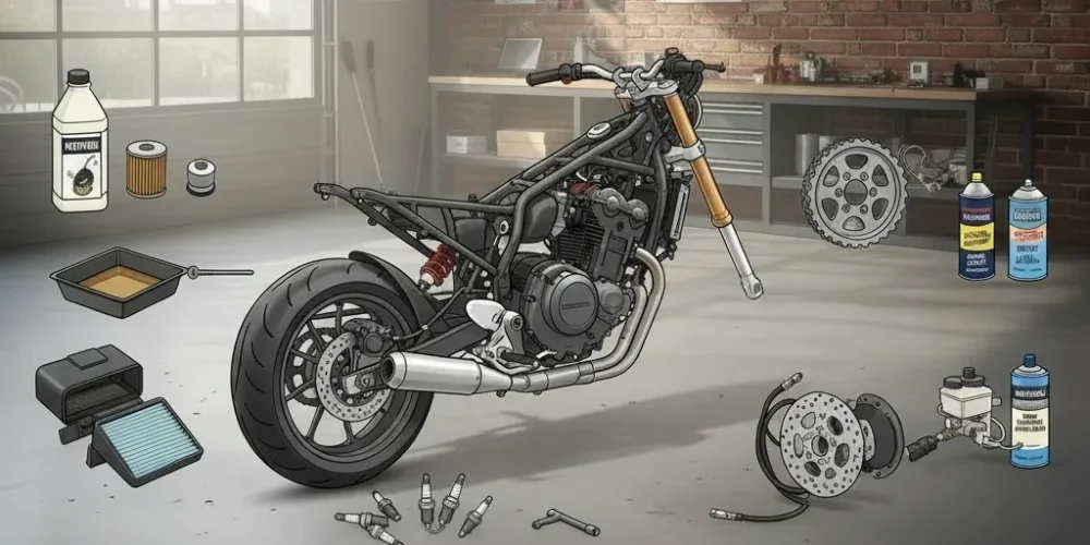 Benzinli Motosiklet Bakımı Nasıl Yapılır?