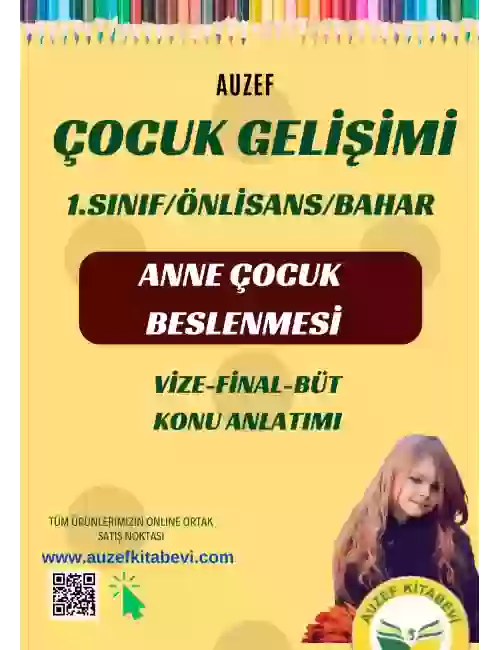 Anne-Çocuk Beslenmesi Ders Kitabı