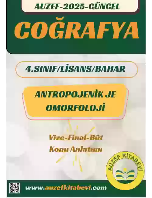 ANTROPOJENİK JEOMORFOLOJİ
