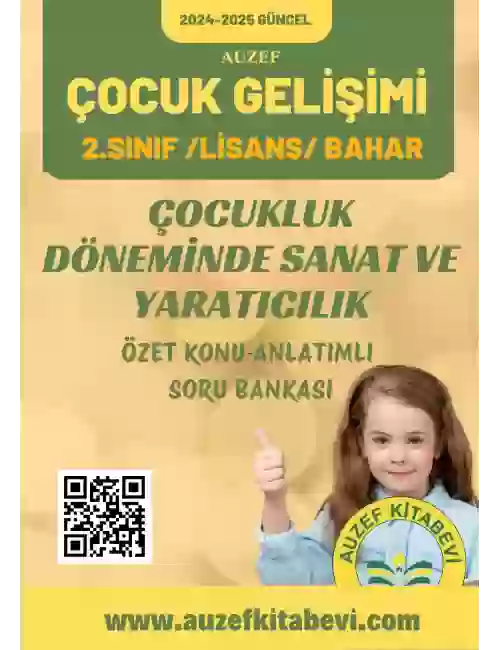 Çocukluk Döneminde Sanat ve Yaratıcılık Özet Konu Anlatım Soru Bankası