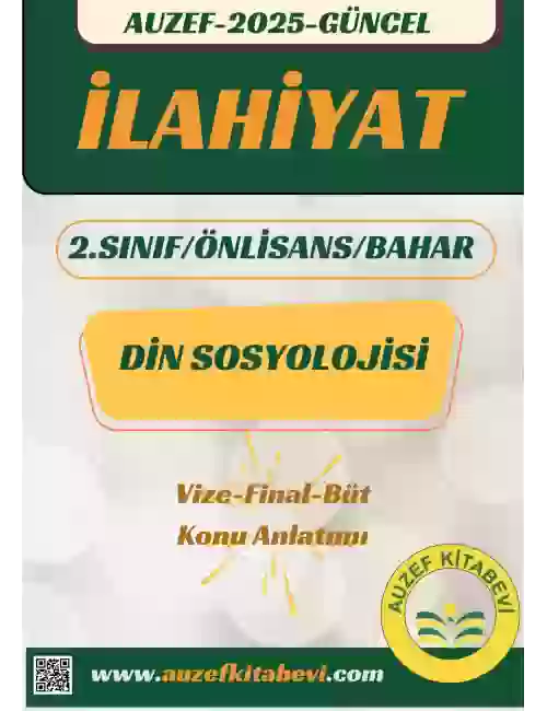 DİN SOSYOLOJİSİ