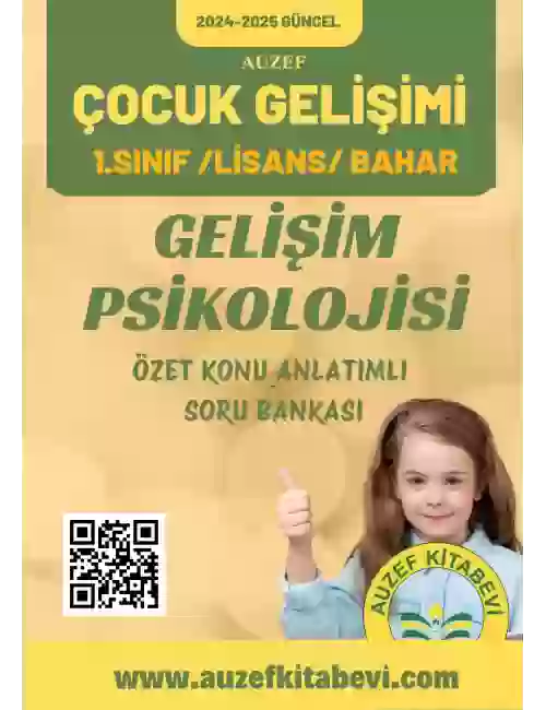 Gelişim Psikolojisi Özet Konu Anlatımlı Soru Bankası