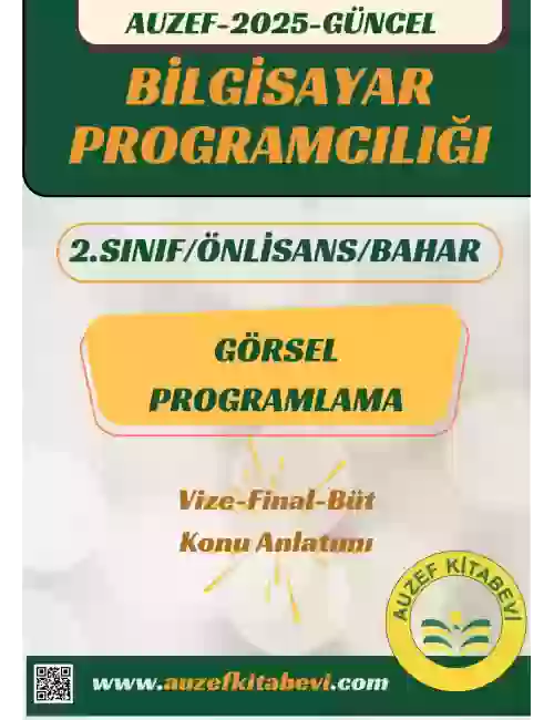 Görsel Programlama Ders Kitabı