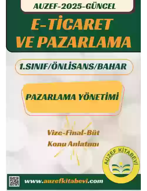 PAZARLAMA YÖNETİMİ