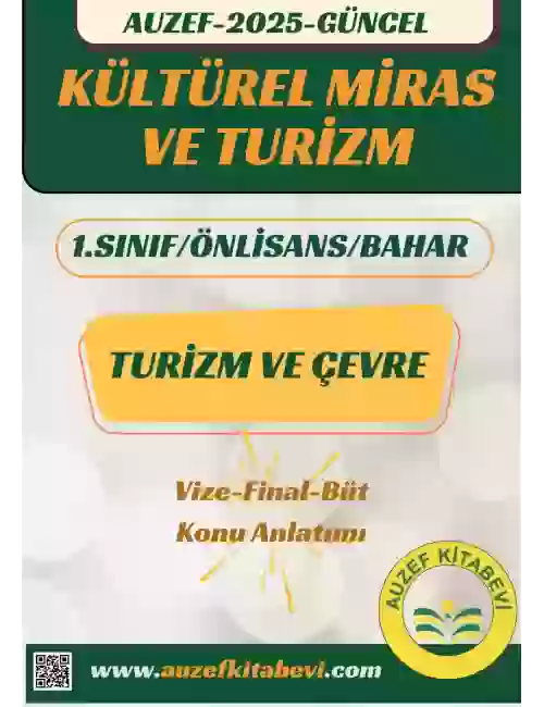 TURİZM VE ÇEVRE
