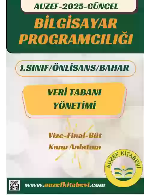 Veri Tabanı Yönetimi