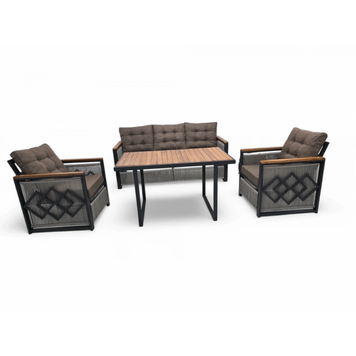 BERRA METAL ÜÇLÜ OTURMA GRUBU-1