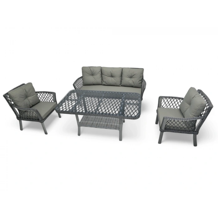 DESTAN RATTAN ÜÇLÜ OTURMA GRUBU