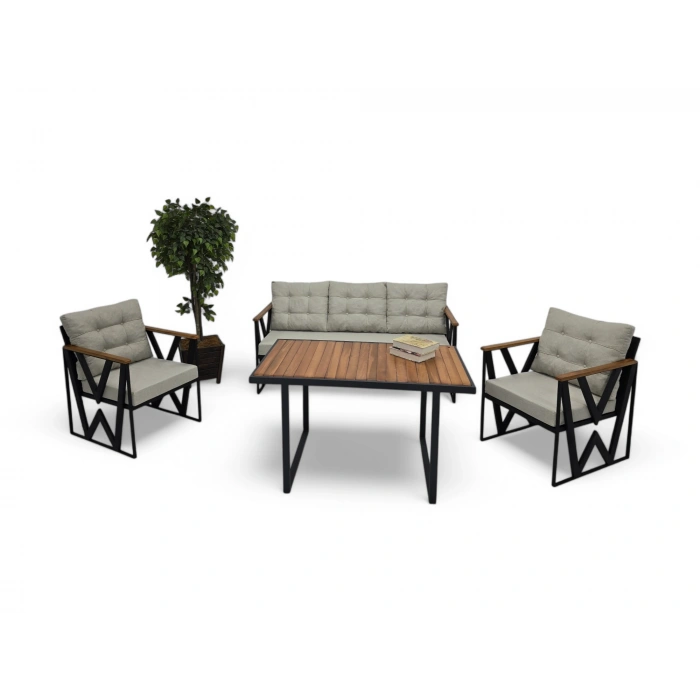 DİDİM METAL ÜÇLÜ OTURMA GRUBU