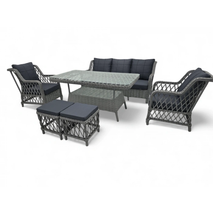 DİVERESSO RATTAN ÜÇLÜ OTURMA GRUBU