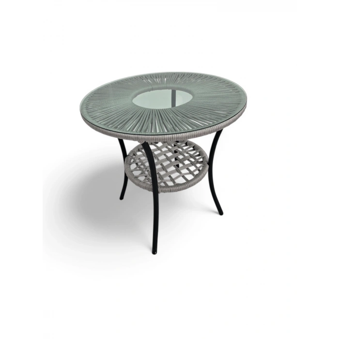 DORA İP ÖRGÜ DÖRTLÜ MASA TAKIMI