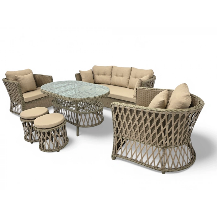 EFES RATTAN ÜÇLÜ OTURMA GRUBU