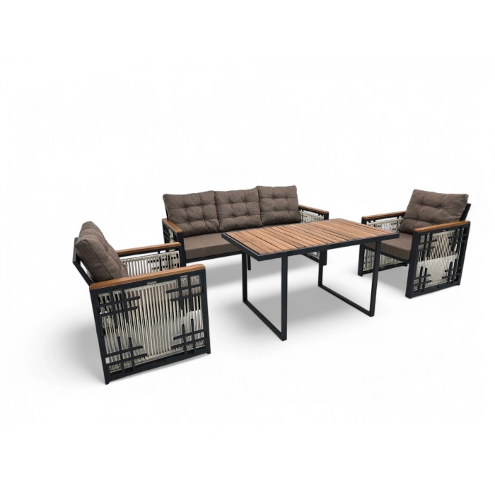 EFLİN METAL ÜÇLÜ OTURMA GRUBU