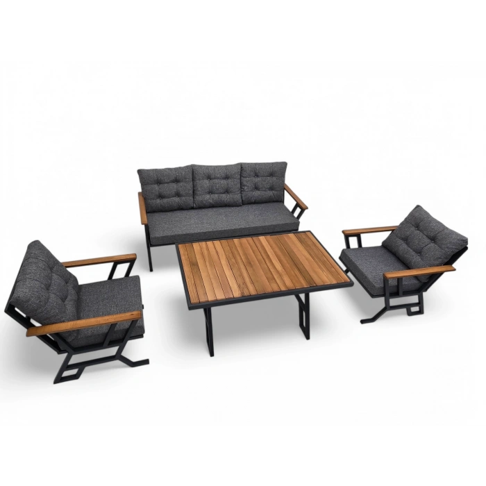 EFNAN METAL ÜÇLÜ OTURMA GRUBU