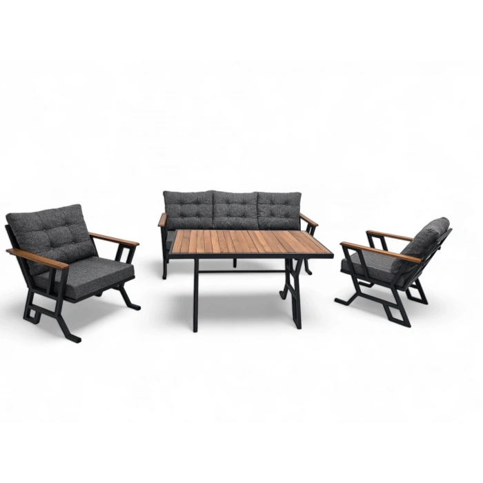 EFNAN METAL ÜÇLÜ OTURMA GRUBU