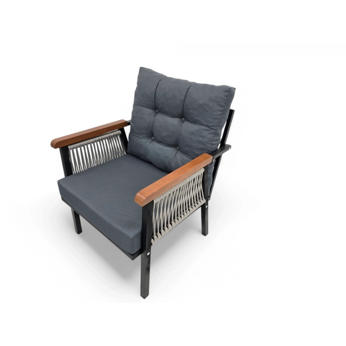 FIRAT İP ÖRGÜ METAL İKİLİ OTURMA GRUBU