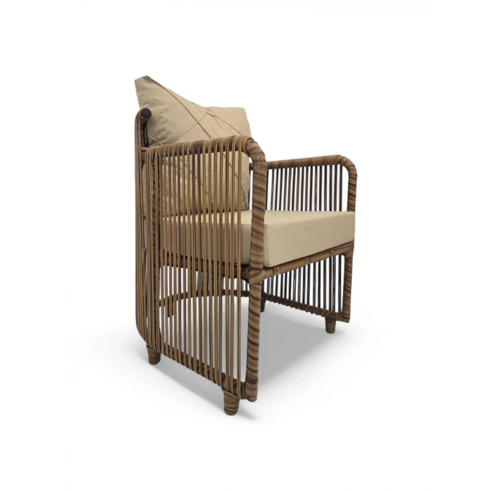 GAZELLİ RATTAN ÜÇLÜ OTURMA GRUBU