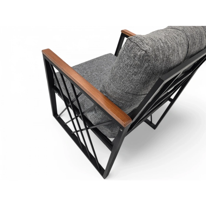 KRİSTAL METAL İKİLİ OTURMA GRUBU