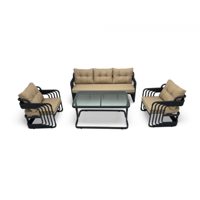 OKYANUS İP ÖRGÜ ÜÇLÜ OTURMA GRUBU