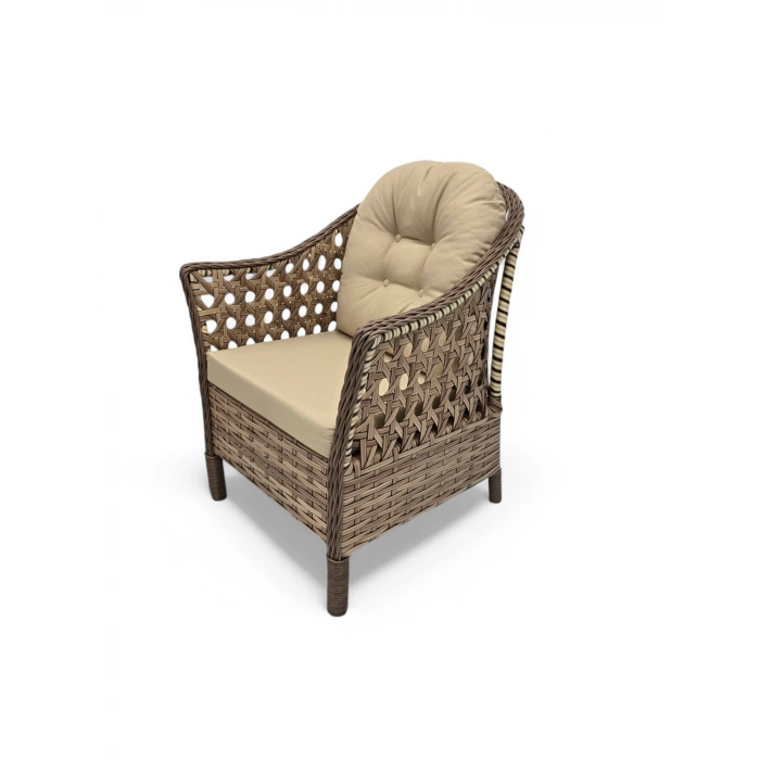 PALMİYE RATTAN ALTILI MASA TAKIMI