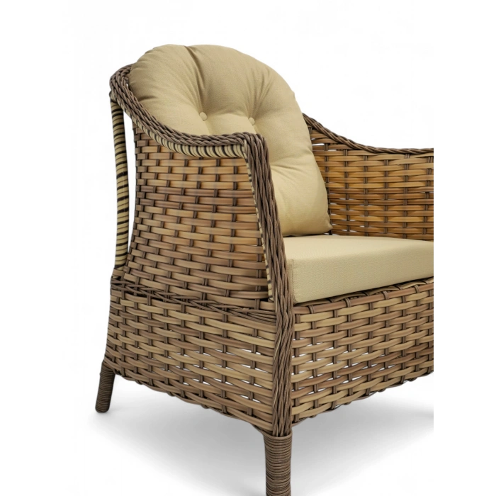 PALMİYE RATTAN ALTILI MASA TAKIMI